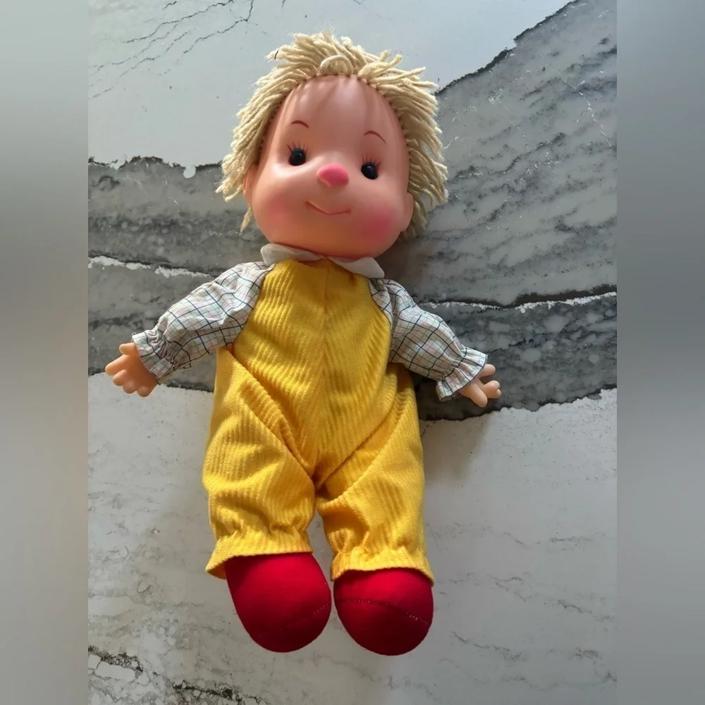 1980s Komfy Kids Astra Trading Yarn Hair Boy Plush Toy 15